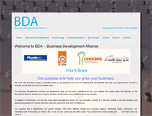 Tablet Screenshot of bda-online.com.au